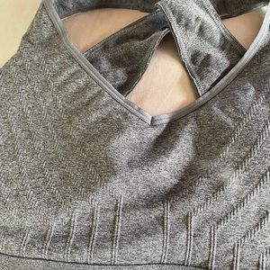 Auden Gray Sports Bra/Large/ With pads-NWT